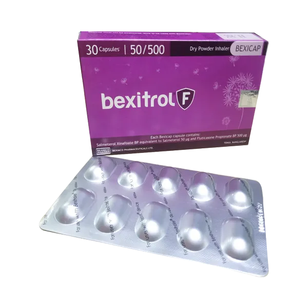 Bexitrol F 50mcg + 500mcg Capsule